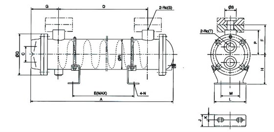 旋流式水冷卻器 旋流式水冷卻器