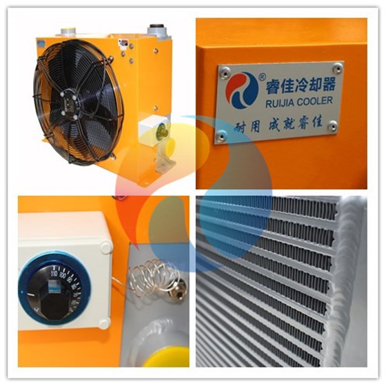 液壓風冷卻器加裝溫控開關(guān) 液壓風冷卻器加裝溫控開關(guān)