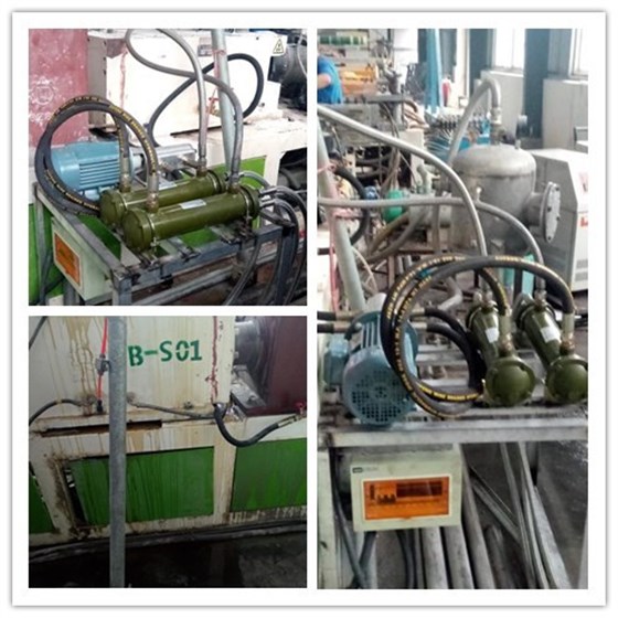 減速機加裝管殼式油水冷卻器.jpg 減速機加裝管殼式油水冷卻器.jpg