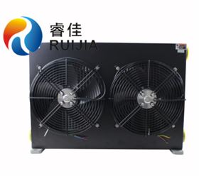 雙風(fēng)扇液壓油冷卻器RJ-359HL反面 雙風(fēng)扇液壓油冷卻器RJ-359HL反面