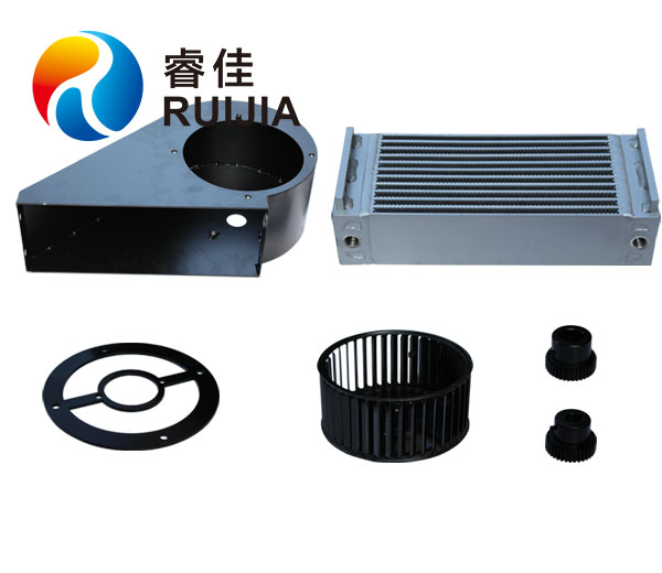 板翅式散熱器帶蝸牛式風(fēng)機(jī) 板翅式散熱器帶蝸牛式風(fēng)機(jī)