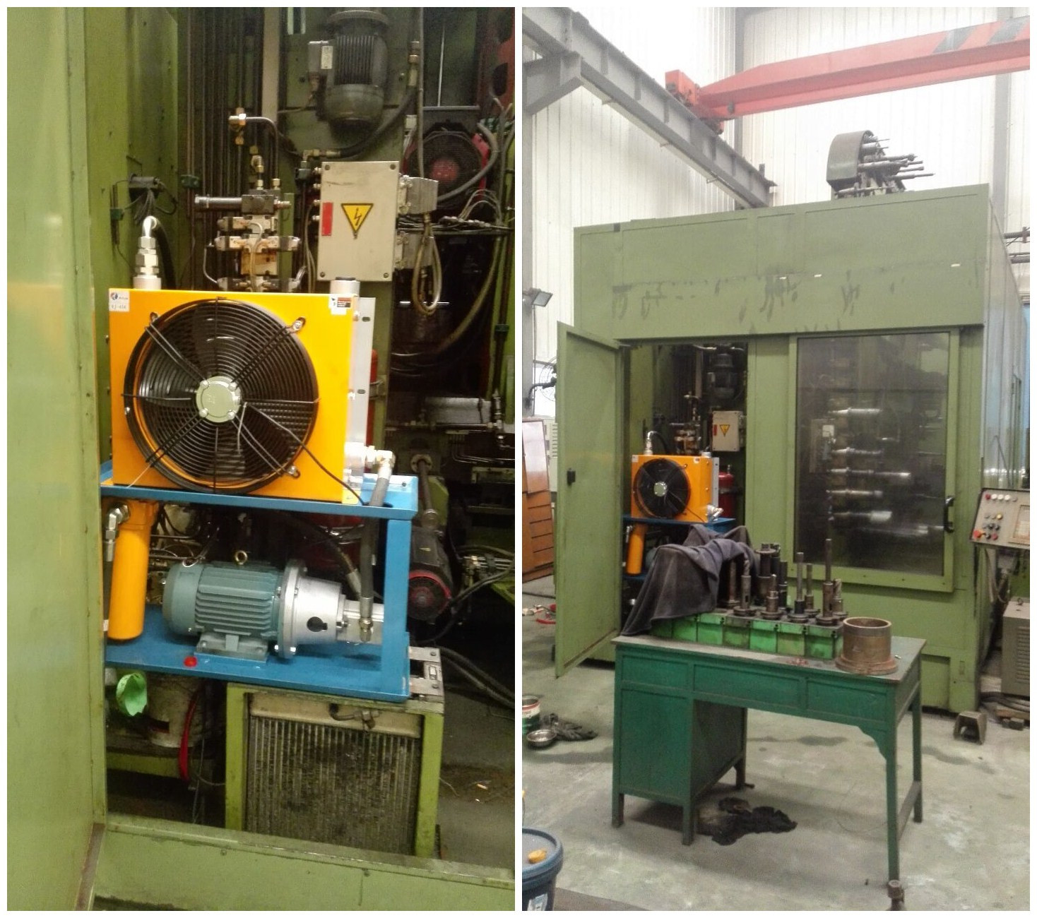 獨(dú)立循環(huán)液壓油冷卻器運(yùn)用在數(shù)控中心上 獨(dú)立循環(huán)液壓油冷卻器運(yùn)用在數(shù)控中心上