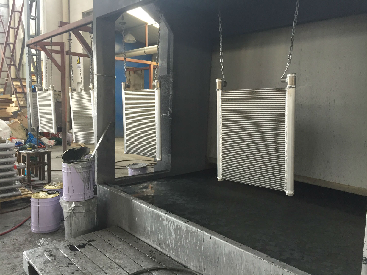 冷卻器芯體生產場景