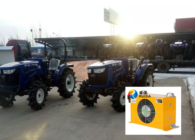 【山東】拖拉機(jī)加裝，小型<font color='red'>液壓油散熱器</font>AH0608