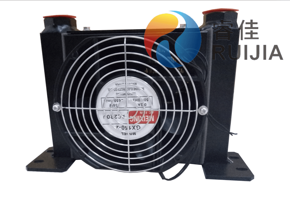 【睿佳新品】液壓站小型風(fēng)冷卻器RJ-0608T